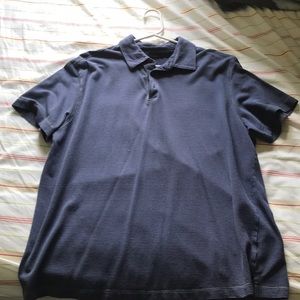 Navy collars shirt